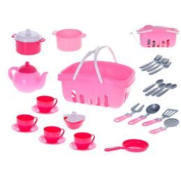 Kuchyňský set s košíkem s 26ks nádobí 18m+ v síťce