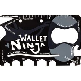 Ocelová multifunkční karta - Wallet Ninja 18v1