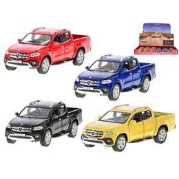 Kinsmart Mercedes-Benz X-class 13cm 1:42 kov na zpětný chod 4barvy 12ks v DBX