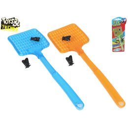 Toys&Trends plácačka na mouchy 24cm strečová s lepivými mouchami 2ks 3barvy na kartě