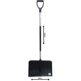 Hrablo plastová na sníh s hliníková lišta 50x145cm ALU černá