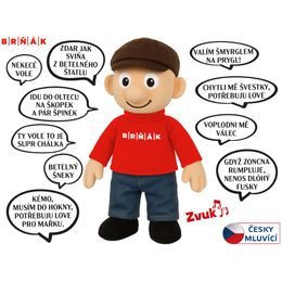 Panáček Brňák 32cm na baterie mluvící hantecem 0m+ v sáčku