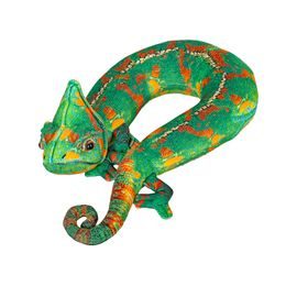 Chameleon/polštář cestovní plyšový 50cm 0m+ v sáčku