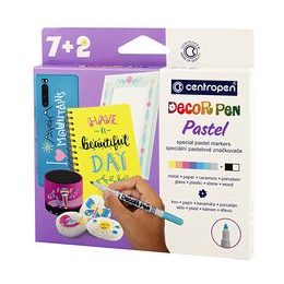 CENTROPEN sada Decorpen pastel (9ks/sad)