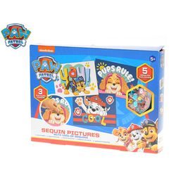 Paw Patrol mozaika 3druhy obrázků 21x15cm s flitry a lepidlem v krabičce