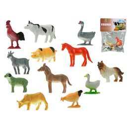 Zvířátka farma 3-5cm 12ks v sáčku