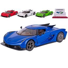 Kinsmart Koenigsegg Jesko Absolut 12,5cm kov zpětný chod 4barvy 12ks v DBX