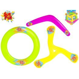 Sun Fun frisbee set 3ks na kartě