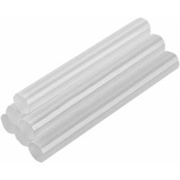 Silikonové tyčinky do tavné pistole 6ks (11mm x 18cm) - bílá