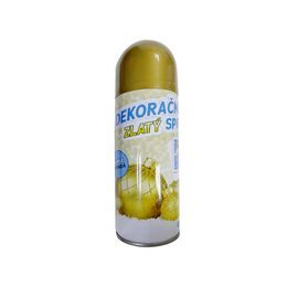 Dekorační sprej zlatý 250ml