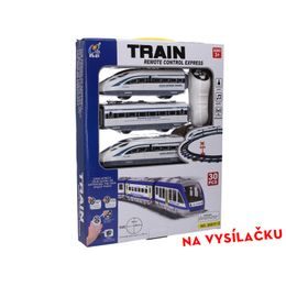 IR/C vlak 57cm na baterie se světlem a zvukem s dráhou 62cm v krabičce