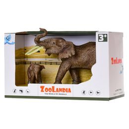 Zoolandia slon s mládětem v krabičce