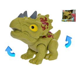 Dinosaurus Triceratops 17cm pohyblivé části v krabičce