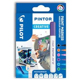 Značkovače PILOT PINTOR CREATIVE 0,7 mm, 6 ks
