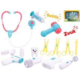 Doktorský set na baterie se světlem a zvukem v krabičce