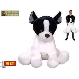Plush Friends francouzský buldoček plyšový 78cm sedící 0m+