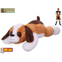 Plush Friends bernardýn plyšový 100cm ležící 0m+