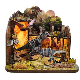 2Kids Toys Miniatura domečku Dinosauří hrad