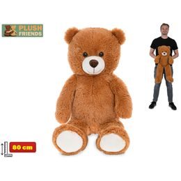 Plush Friends medvěd plyšový 80cm tmavě hnědý 0m+