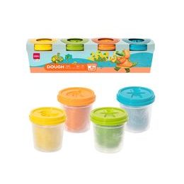 DELI Plastelína s vůní v kelímku 113g 4 barvy