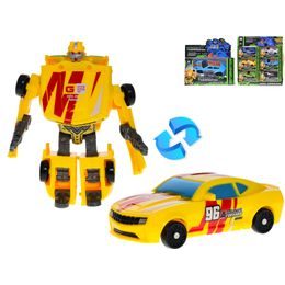 Auto závodní/robot 11cm 6druhů v krabičce 6ks v DBX