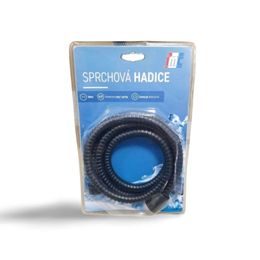 Sprchová hadice nerez, černá 1,5m