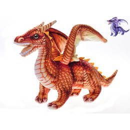 Drak plyšový 42cm stojící 2barvy 0m+