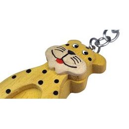 2Kids Toys Dřevěná klíčenka pompon Opice