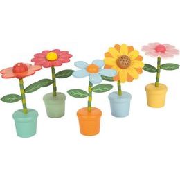 small foot Dřevěná mačkací figurka Tančící květiny 1 ks