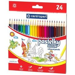 CENTROPEN Školní pastelky 9520/24 24ks