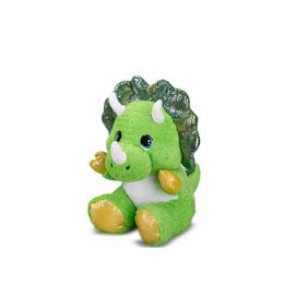 Triceratops plyšový 16,5cm sedící zelený 0m+ v sáčku