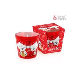 Bartek Svíčka Sklo 115g Winter Teddy Bear