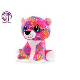 Leopard Rainbow Star Sparkle plyšový barevný 24cm sedící 0m+ v sáčku