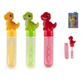 Bublifuk 15cm s dinosaurem 3ks na kartě