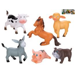 Zvířátka farma 7-10cm 6ks v krabičce