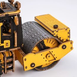 RoboTime 3D dřevěná mechanická skládačka Kukačkové hodiny barevné