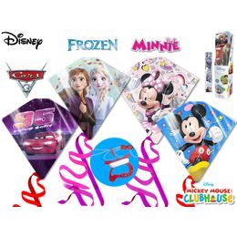 Disney drak létající 58,5x56cm 4druhy v sáčku 24ks v DBX