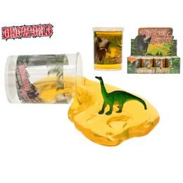 Dinoworld sliz 7,5cm s dinosaurem 12druhů 12ks v DBX