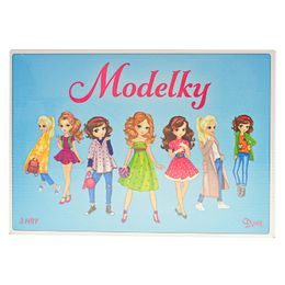 Společenská hra logická Modelky v krabičce