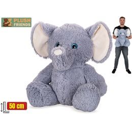 Plush Friends slon plyšový 50cm sedící 0m+