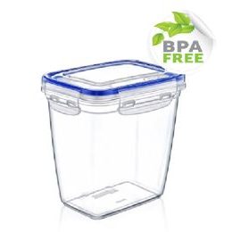 DUNYA Obdélníková, hluboká dóza s klipem 2100 ml