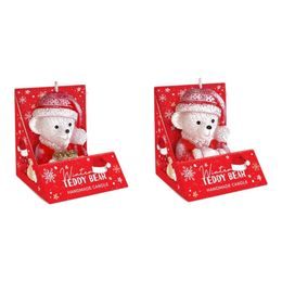 Bartek Svíčky Figurky Winter Teddy Bear 80g 75mm