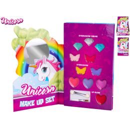 Unicorn make-up paletka s očními stíny 4ks,třpytkami na oči 3ks,lesky na rty 4ks na kartě 12ks v PDQ