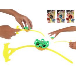Spinner 4,5cm na natažení jiskřící 4barvy na kartě