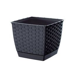 Květináč hranatý RATOLLA SQUARE 19 cm: antracit