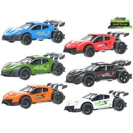 Auto závodní 11,5cm na zpětný chod 2druhy 3barvy 12ks v DBX