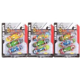 Skateboard 3 druhy 3 ks se světlem