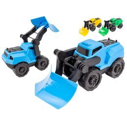 Traktor s pluhem 28cm volný chod 3barvy 24m+