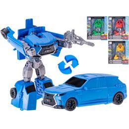 Auto/robot 14,5cm se zbraní 4druhy v krabičce