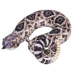 Chřestýš/polštář cestovní plyšový 40cm 0m+ v sáčku